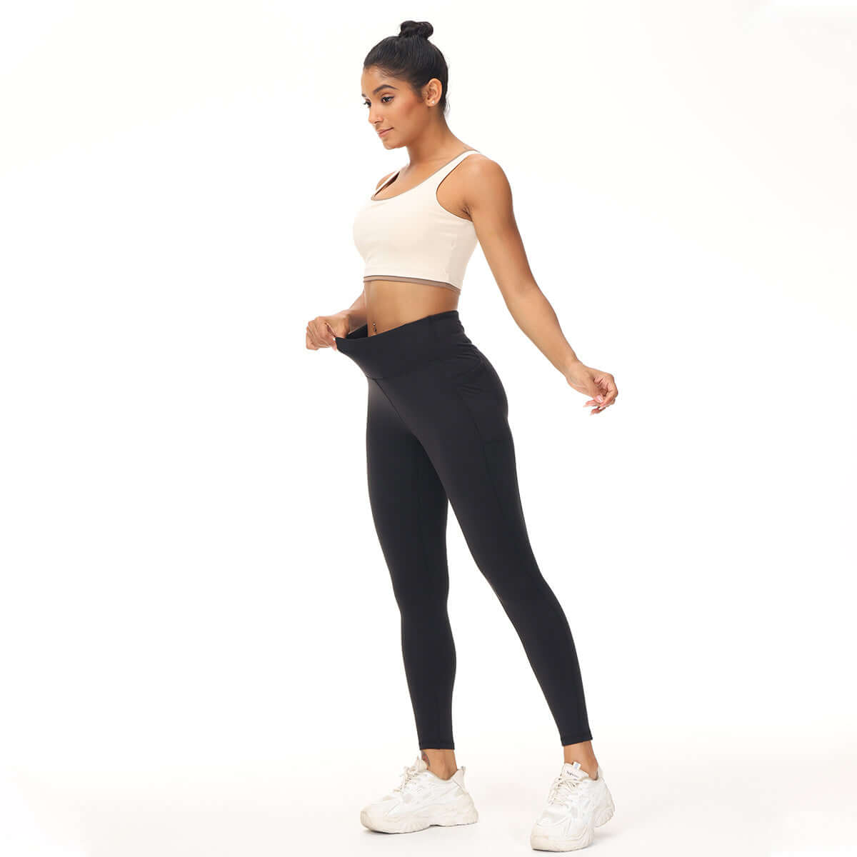 Summer Flat Waist Slim Leg Pants