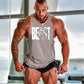 Men's Cotton Sleeveless Gym Tank Top - Breathable