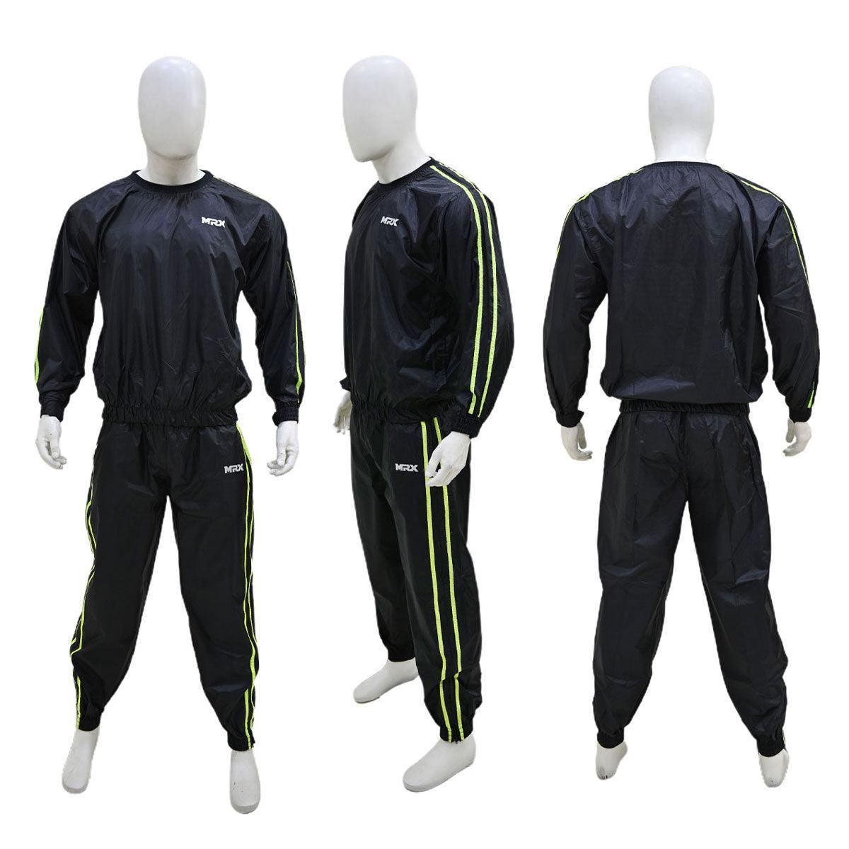MRX Mens Sauna Sweat Suit Weight Loss Slimming Gym Training Boxing MMA