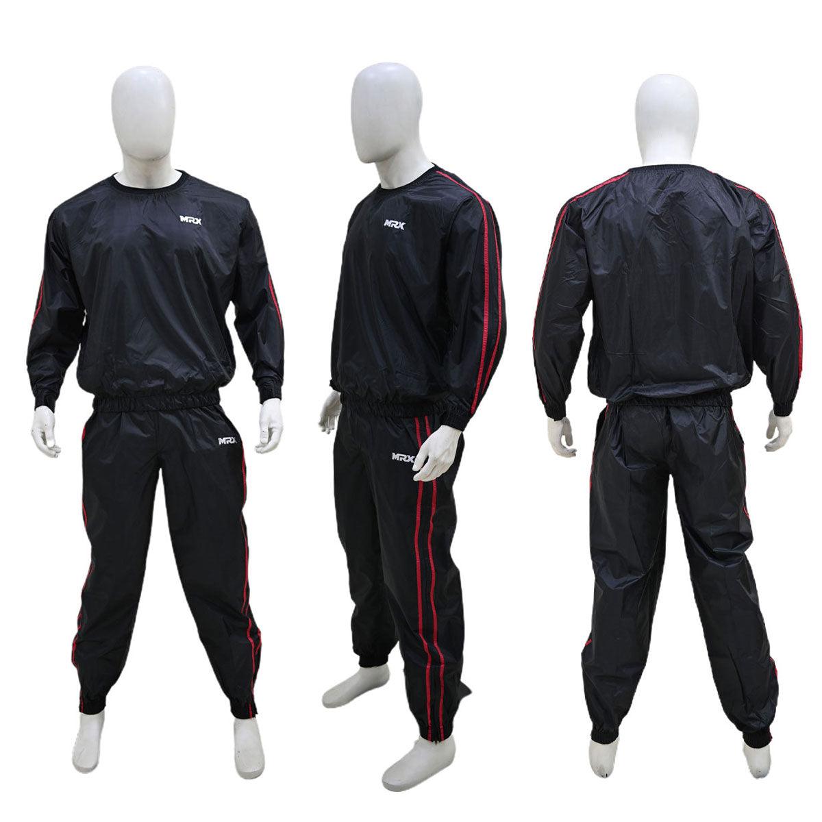 MRX Mens Sauna Sweat Suit Weight Loss Slimming Gym Training Boxing MMA