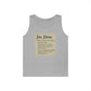 Jiu Jitsu Definition Tank Top | Unisex Heavy Cotton Tank | Martial Arts Apparel, Workout Gear, Fitness Gift, Summer Wear