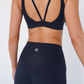 I am Beautifully Radiant Quick Dry Black Sports Bra