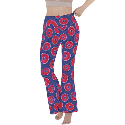 Phish Donuts Women's SUPA Flare Yoga Leggings
