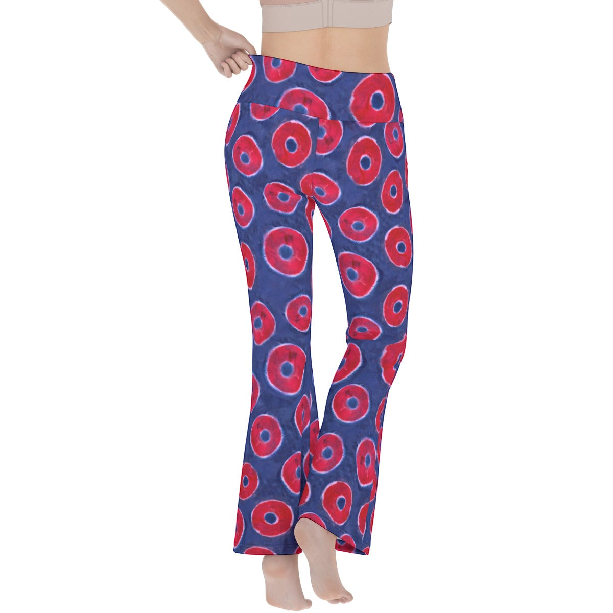 Phish Donuts Women's SUPA Flare Yoga Leggings
