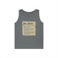 Jiu Jitsu Definition Tank Top | Unisex Heavy Cotton Tank | Martial Arts Apparel, Workout Gear, Fitness Gift, Summer Wear