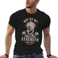 Men Christian Gym Not By My Strength But His Workout On Back  Versatile T-Shirt