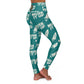 MUSK IT UP High-Waisted Yoga Leggings – Bold Rocket Print Activewear for Women - Fun Workout Gear, Activewear, Fitness Apparel, Unique Gifts for Her, Stylish Athleisure