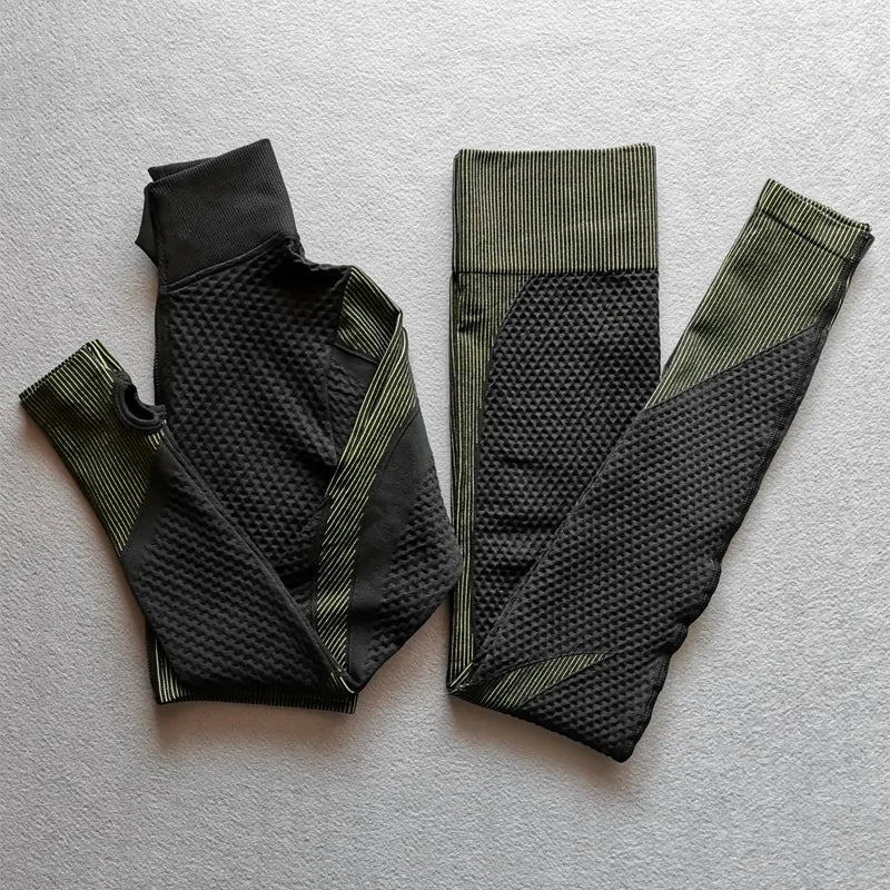 Patchwork Gym Clothing – Women’s Athletic Workout Activewear