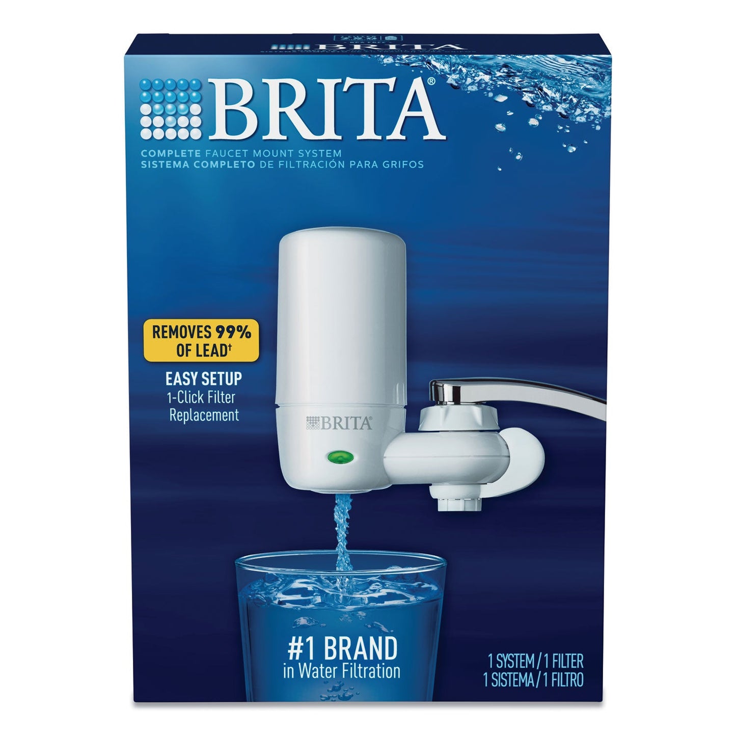Brita On Tap Faucet Water Filter – White