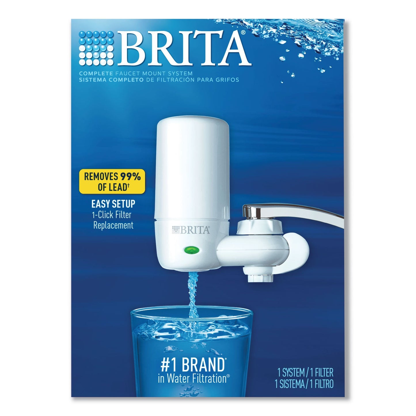 Brita On Tap Faucet Water Filter – White