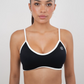Passion is Power Black Sports Bra