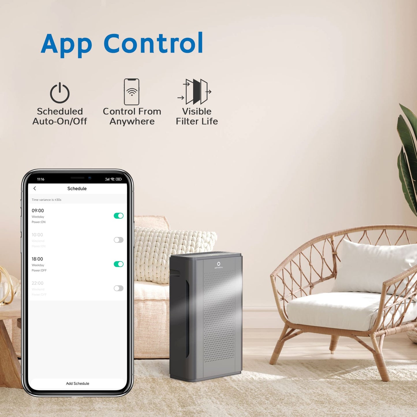 Pure Morning APH320 Smart WiFi Air Purifier