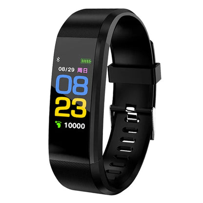 Unisex Smart Watch – Heart Rate & Blood Pressure Fitness Tracker