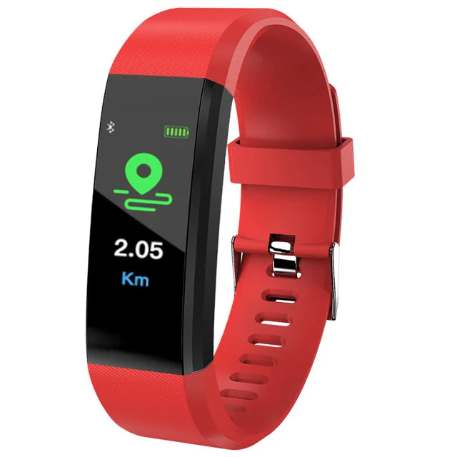 Unisex Smart Watch – Heart Rate & Blood Pressure Fitness Tracker