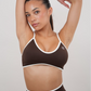 Passion is Power Brown Sports Bra