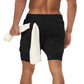 Camo Running Shorts Men Gym Sports