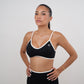 Passion is Power Black Sports Bra