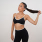 Passion is Power Black Sports Bra