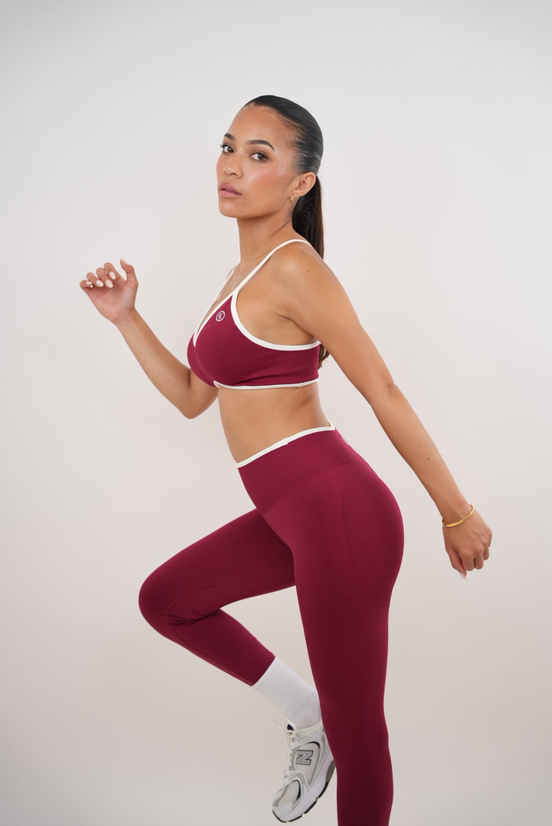 Passion is Power Red Sports Bra