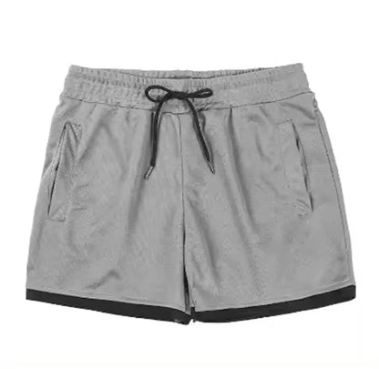 BreezeFit Men's Quick-Dry Mesh Sports Shorts