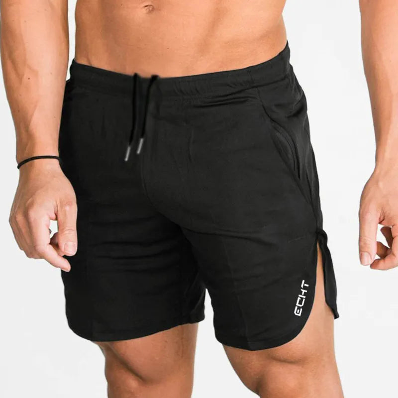 Cotton Casual Shorts Men Gym Fitness Running Sportswear