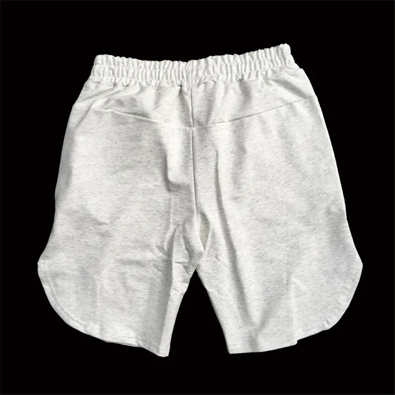 Cotton Casual Shorts Men Gym Fitness Running Sportswear