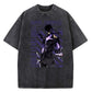Solo Leveling Vintage T-shirt: Washed Cotton Streetwear