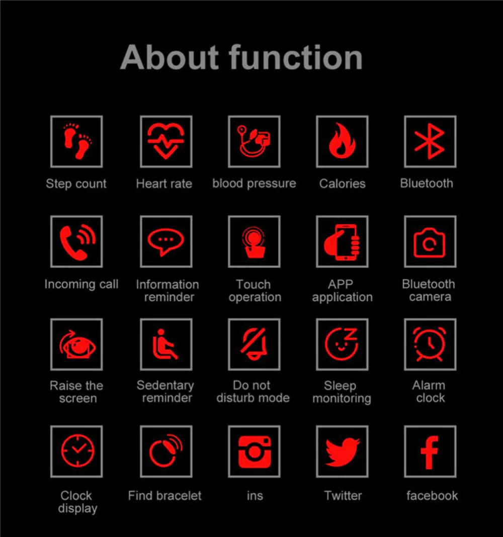 Fitness Smart Watch – Heart Rate & Oxygen BP Monitor