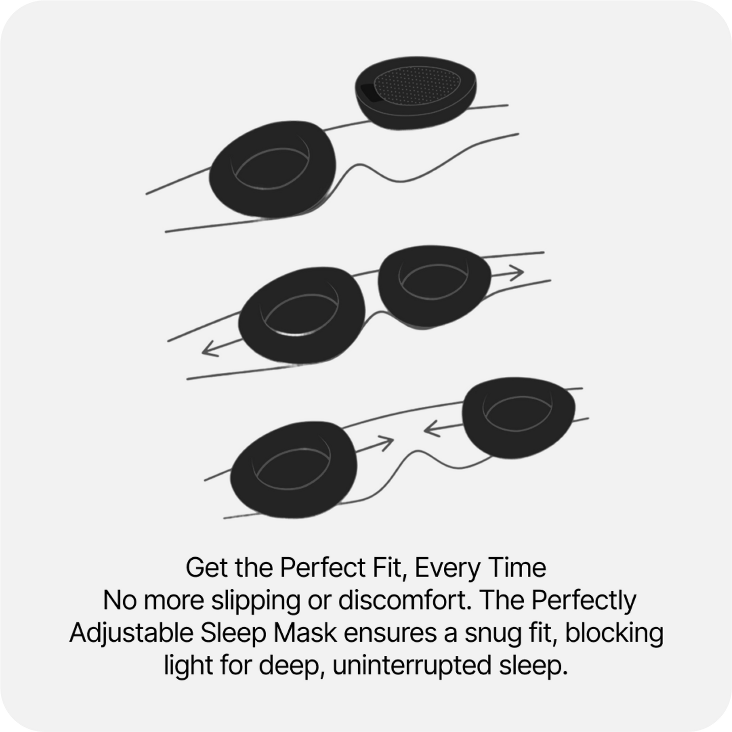 Eclipse Sleep Mask (Pearl White)