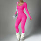 Women's  Long Sleeve Quick-drying Tight Fitness Yoga Clothes