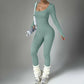 Women's  Long Sleeve Quick-drying Tight Fitness Yoga Clothes