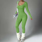 Women's  Long Sleeve Quick-drying Tight Fitness Yoga Clothes
