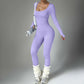 Women's  Long Sleeve Quick-drying Tight Fitness Yoga Clothes