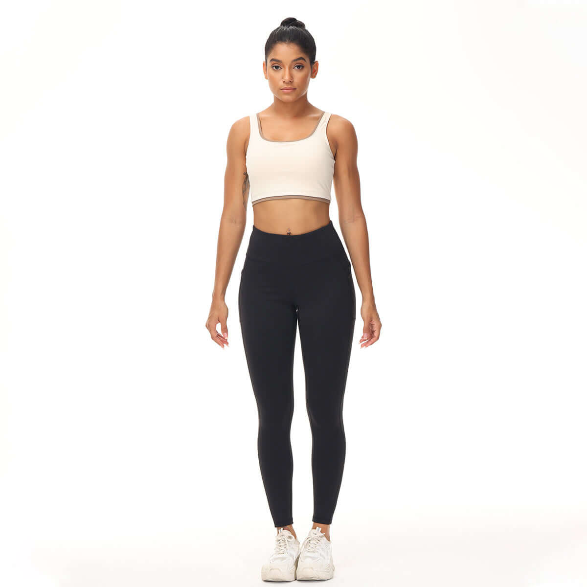 Summer Flat Waist Slim Leg Pants