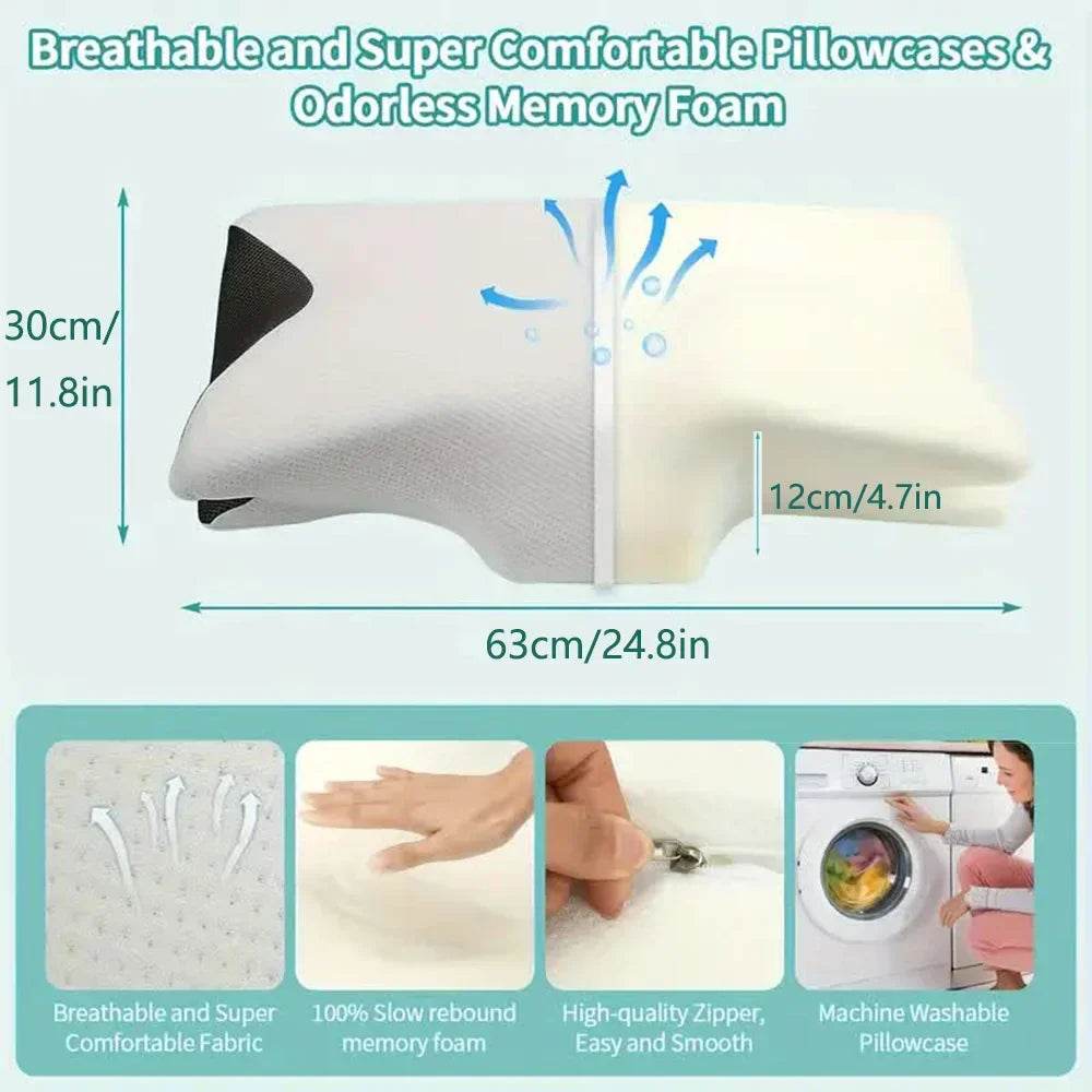 Comfortable Butterfly Sleep Memory Neck Pillow