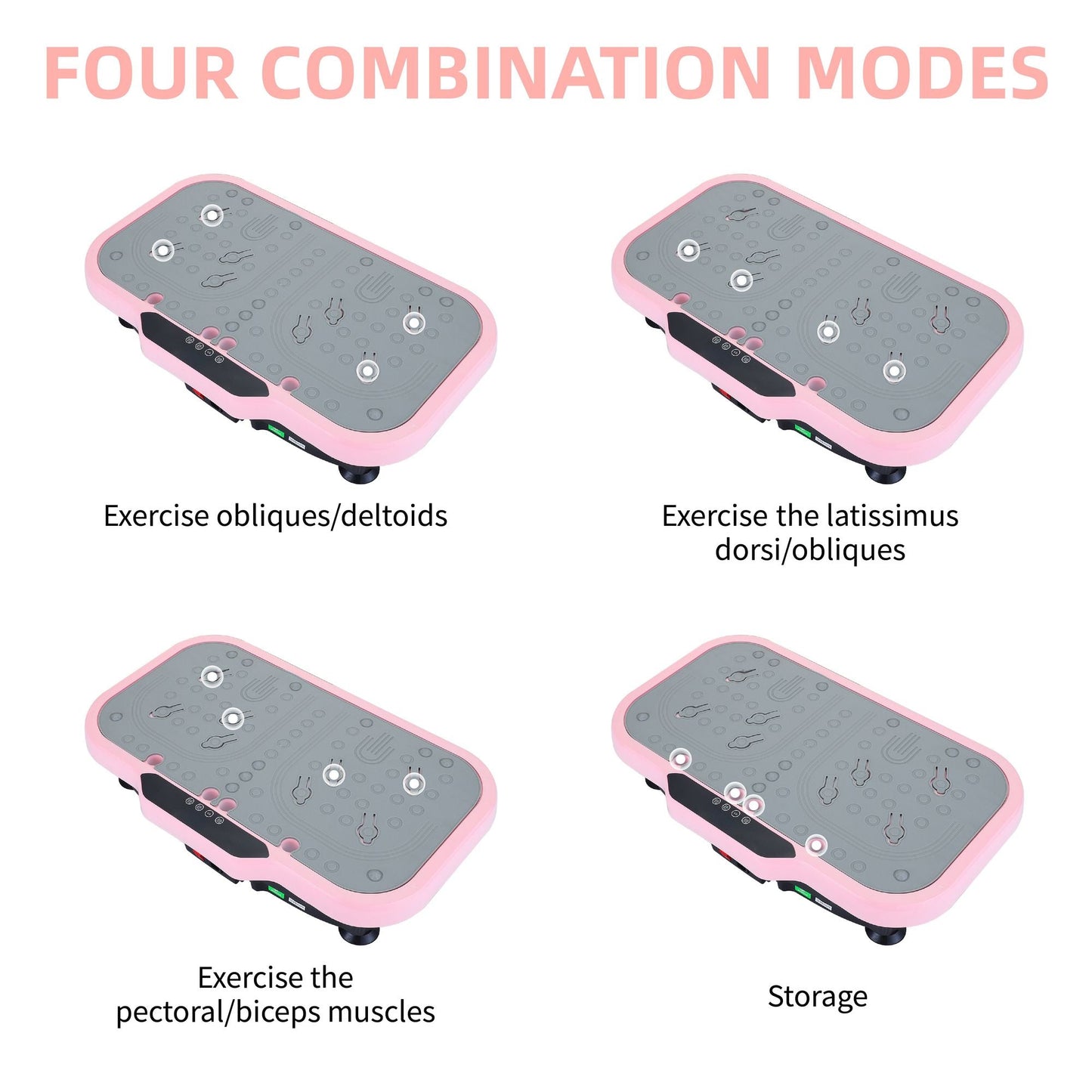 Vibration Plate Fitness Platform with handle Whole Body Exercise Machine with 120 Speed Levels, Lymphatic Drainage, Fat Burning, and Weight Loss, Perfect for Women, Men, and Home Gym exercise