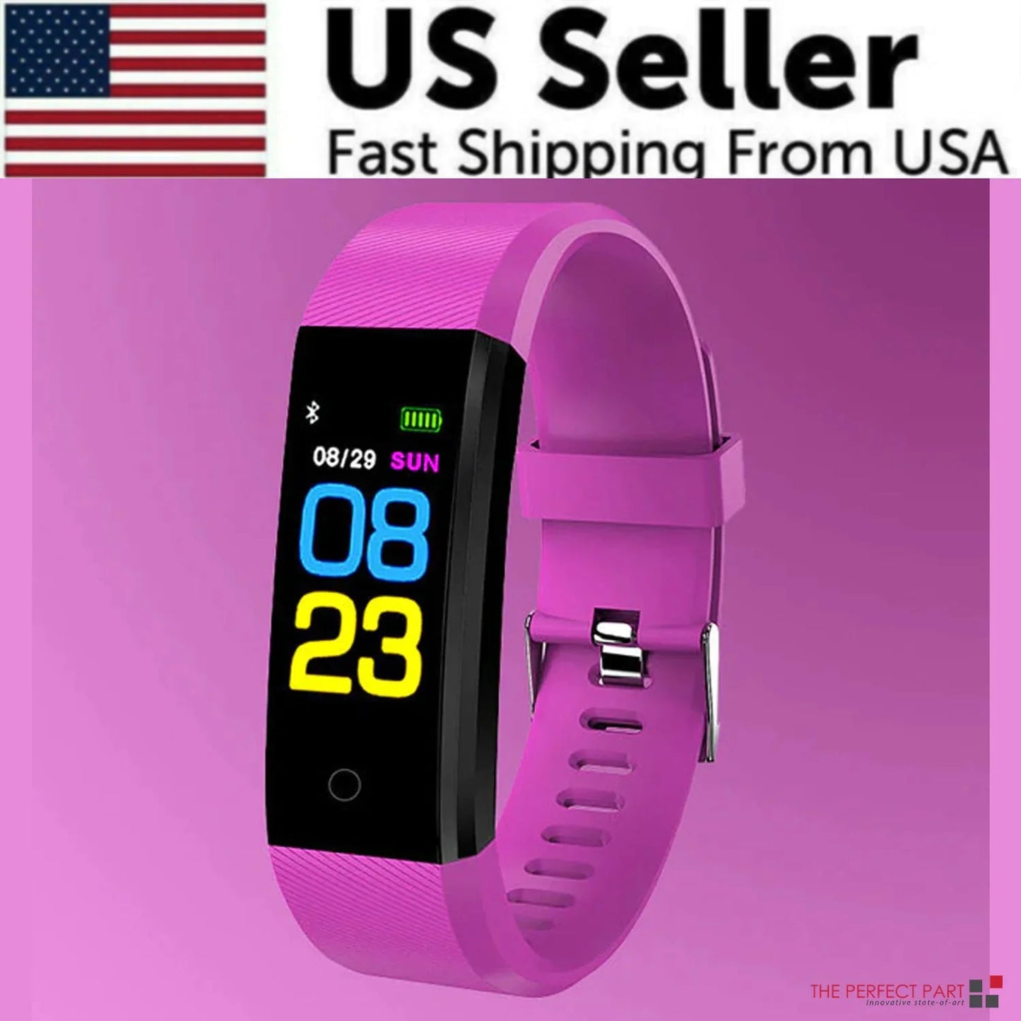 IP67 Waterproof Fitness Tracker Smart Watch – Multi-Sport