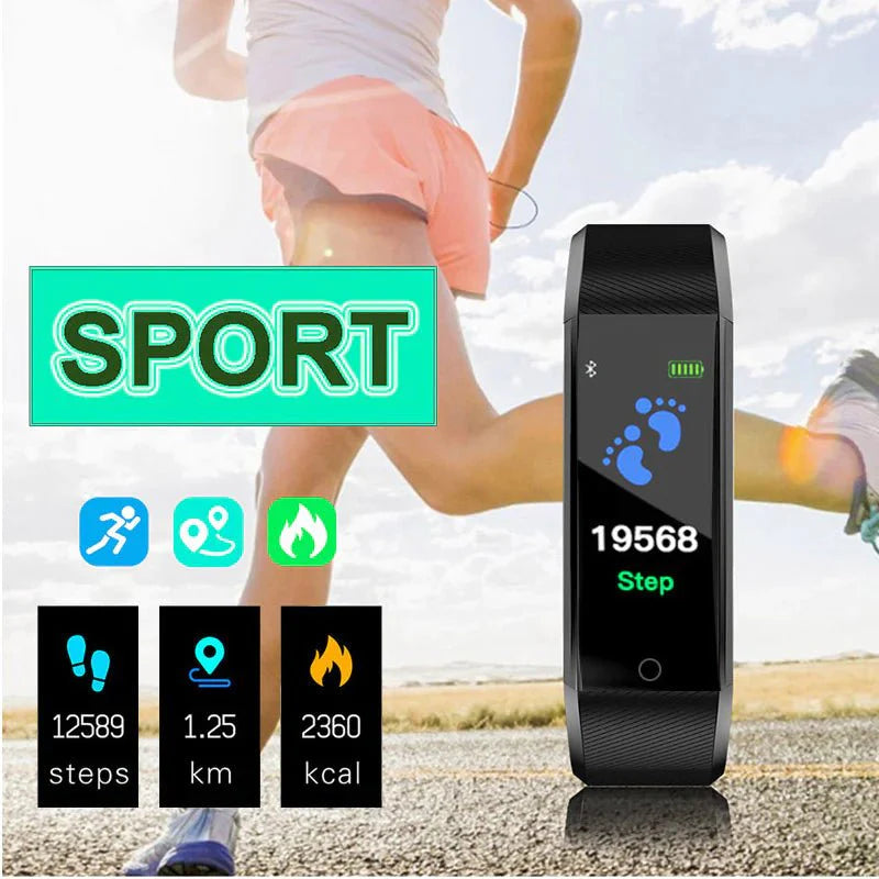 IP67 Waterproof Fitness Tracker Smart Watch – Multi-Sport