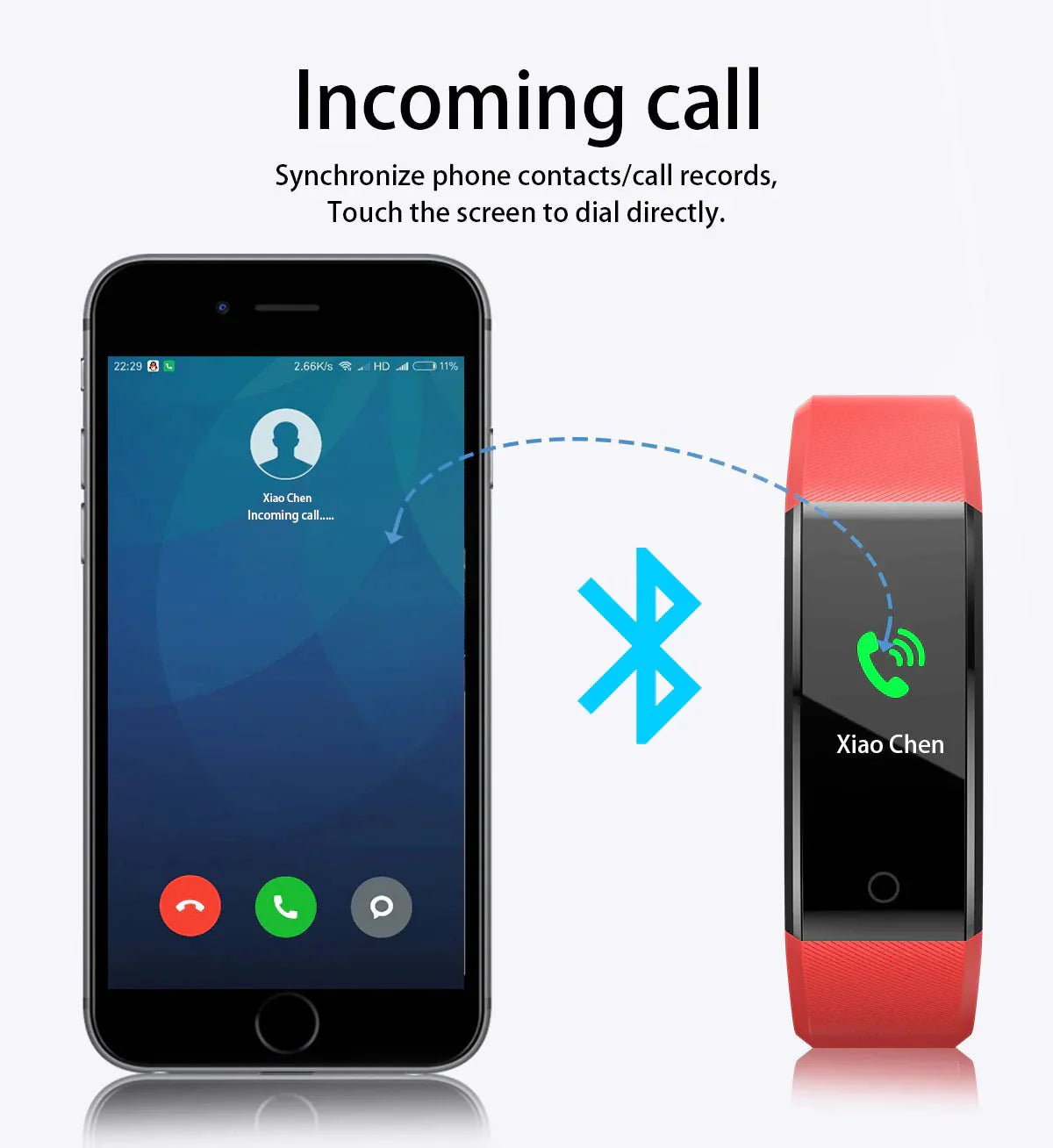 IP67 Waterproof Fitness Tracker Smart Watch – Multi-Sport