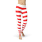 Avery Red Candy Cane Leggings - 4LibertyShop.com