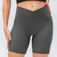 Women's Cross Waist With Pockets Yoga Pants