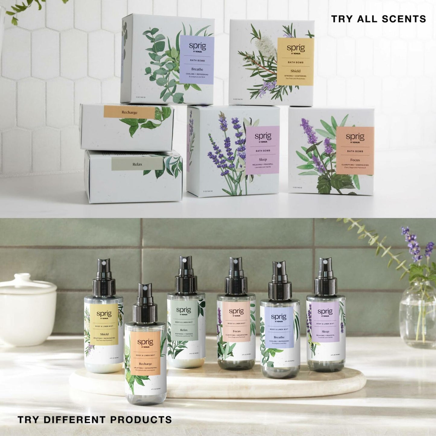 Sprig by Kohler Lavender & Vanilla Sleep Candle – 8 oz