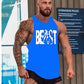 Men's Cotton Sleeveless Gym Tank Top - Breathable