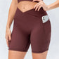 Women's Cross Waist With Pockets Yoga Pants